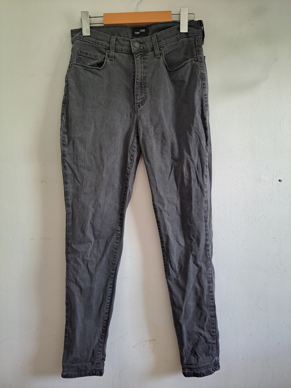 🇨🇦 Frank And Oak Gray High Waist Skinny Jeans | Size 29